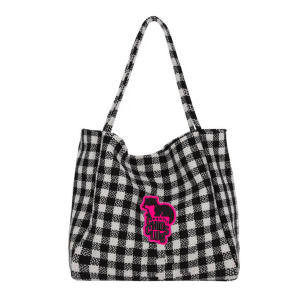 CHIOS CLUB - Grid Market Tote [LXBAG25BK]